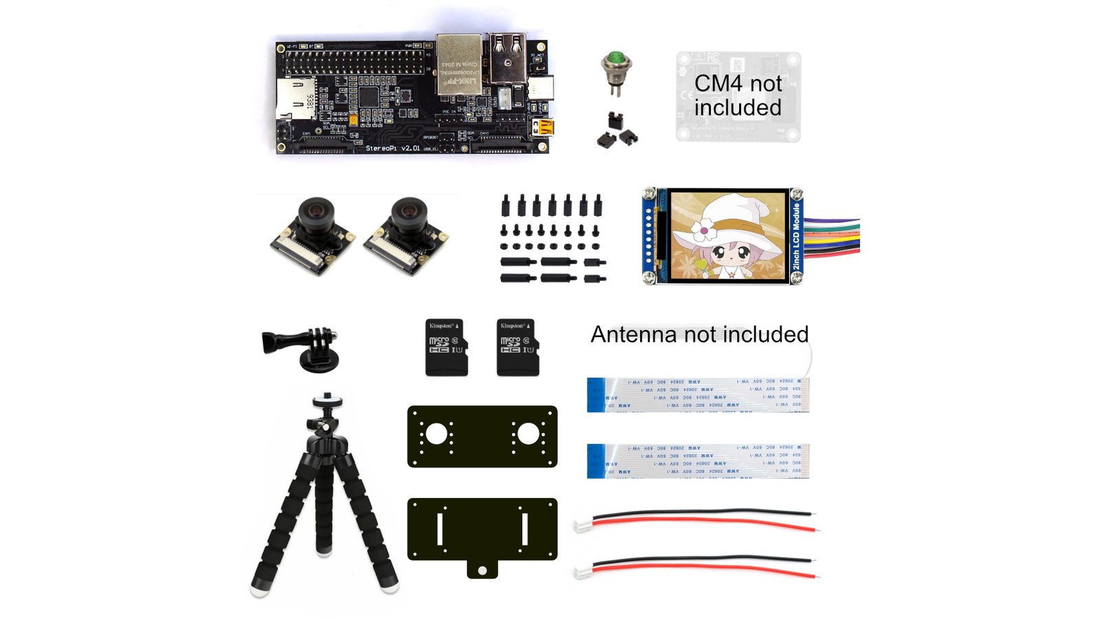 StereoPi v2 Camera Kit (No CM4)