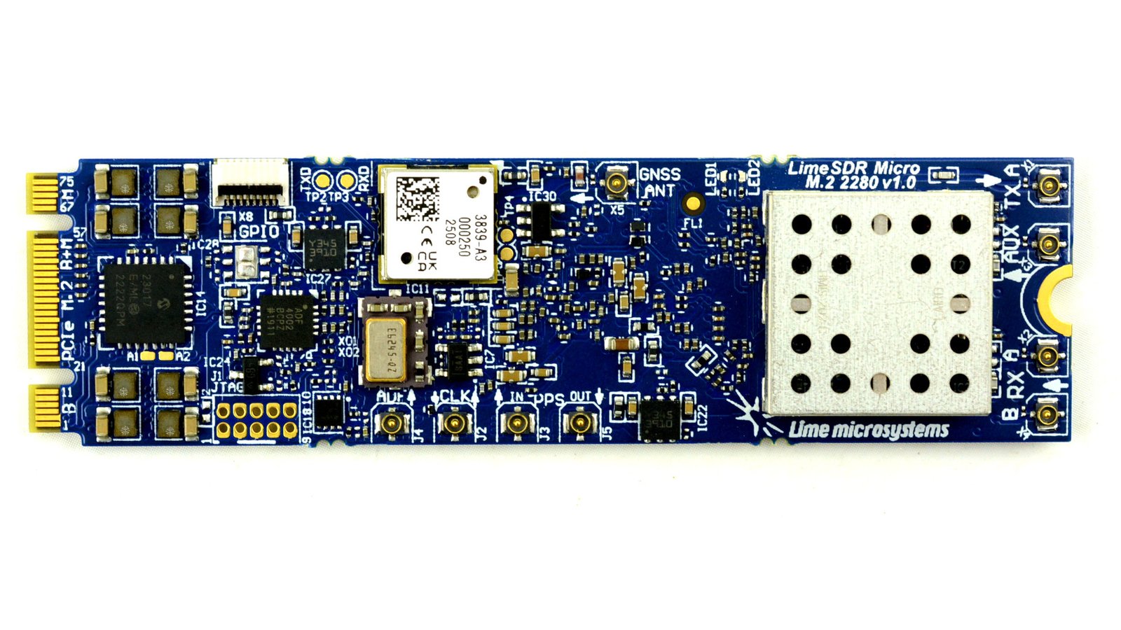 LimeSDR Micro M.2 2280 GNSS
