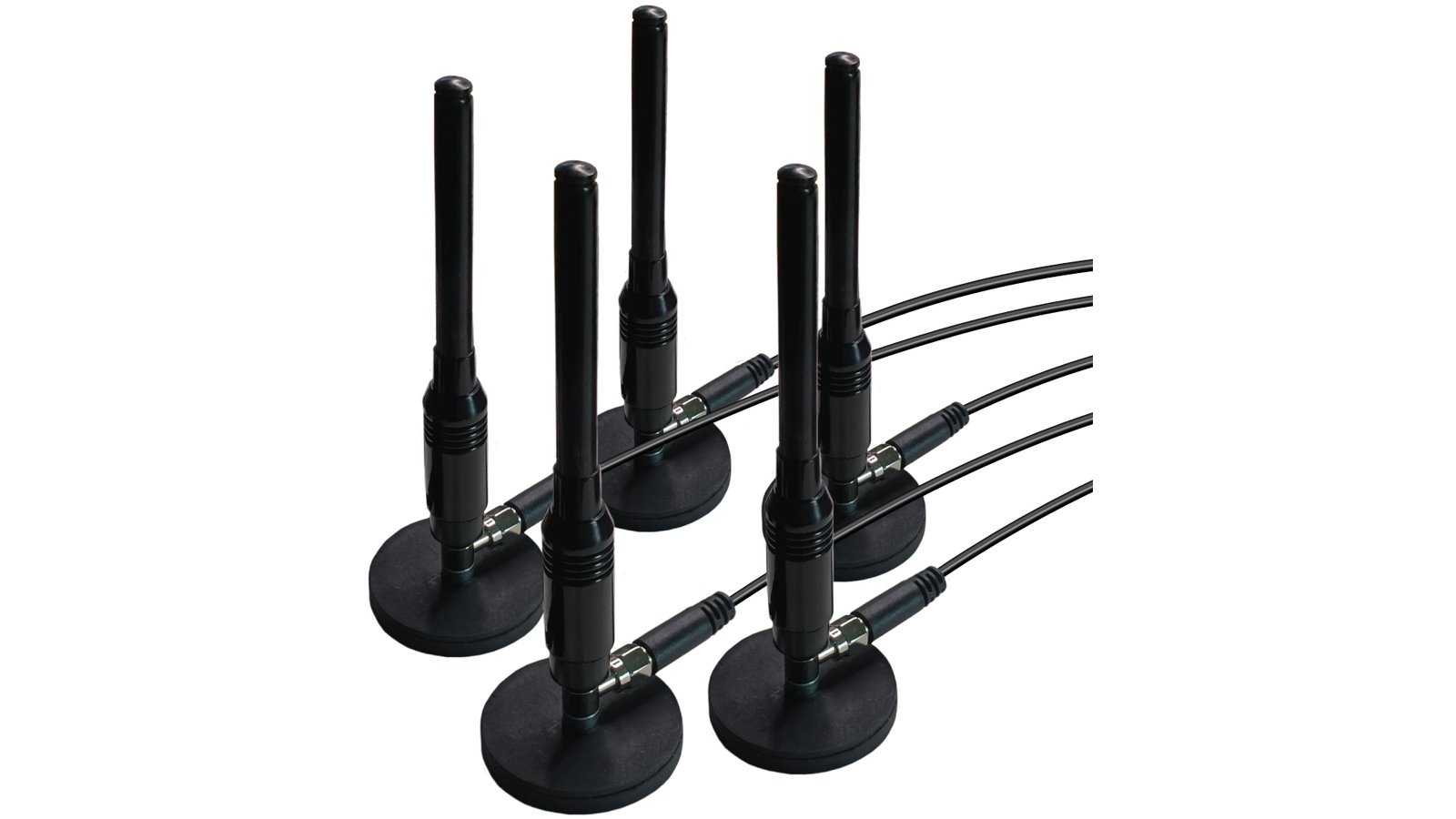 Five Magnet-Mounted Antennas