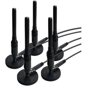 Five Magnet-Mounted Antennas